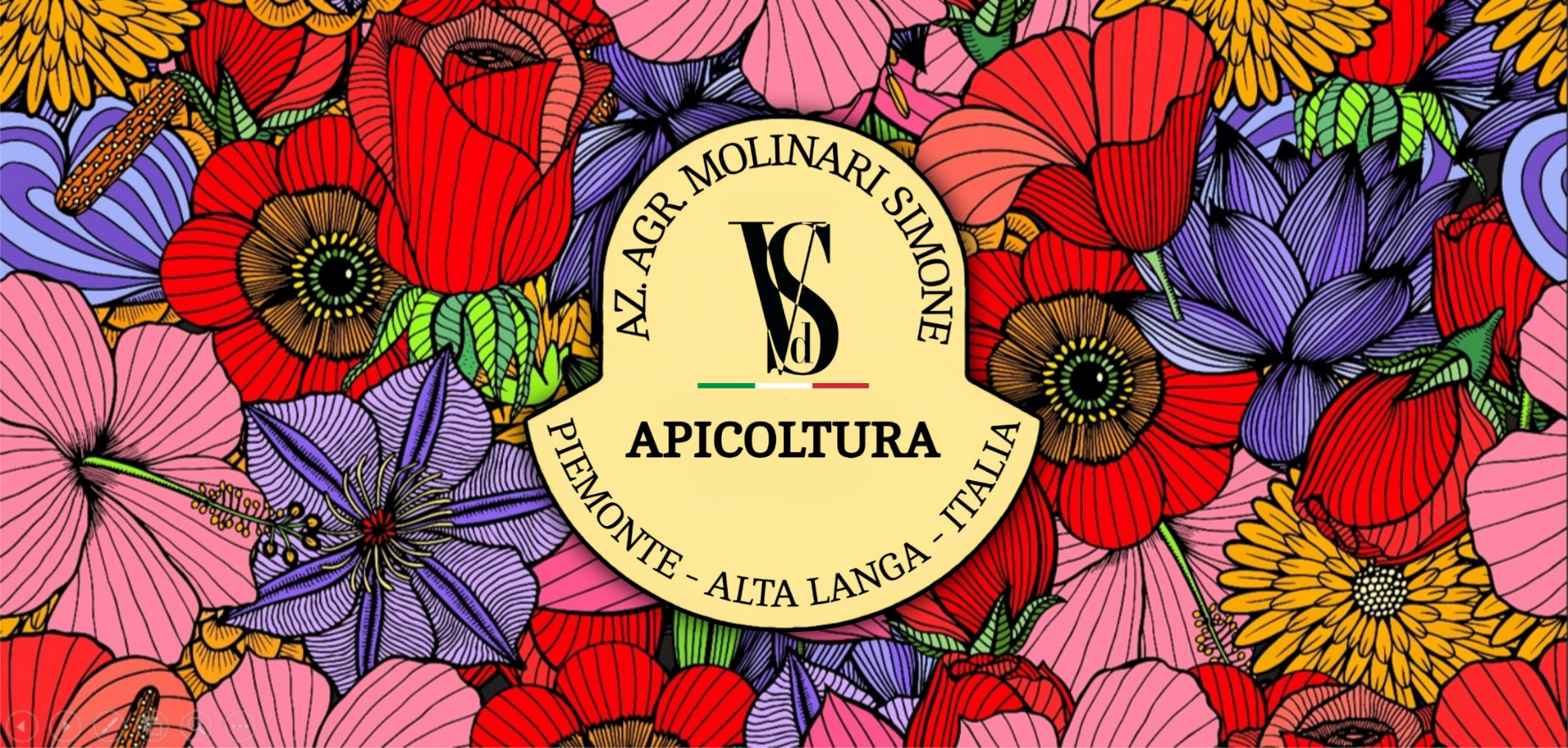 Logo Ufficiale Apicoltura VDS Miele partner di Tenuta MonteOliveto a Vesime