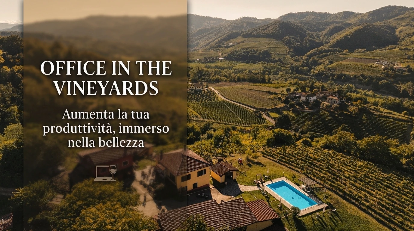 Office in the Vineyards: smart working a Tenuta MonteOliveto tra le vigne di Vesime, in Alta Langa